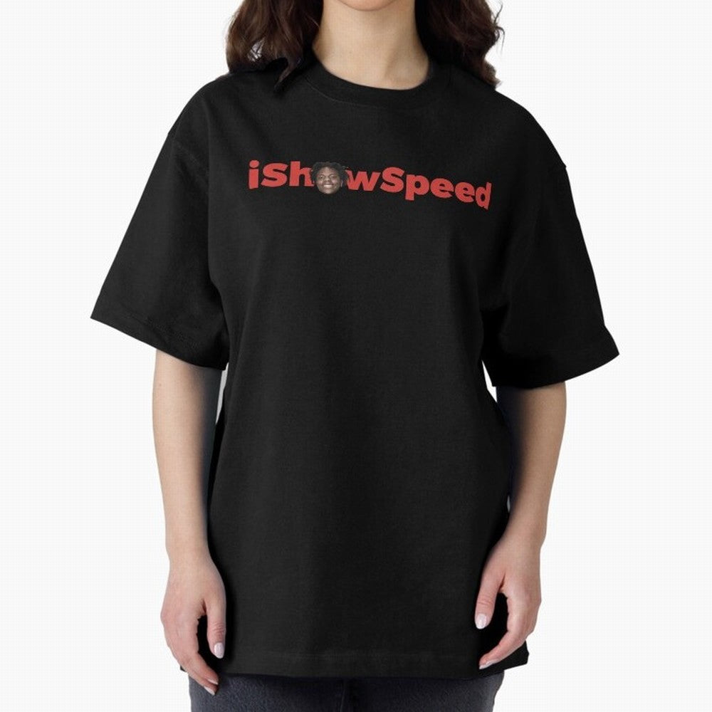 Ishowspeed Oversized T-Shirt Celebrate Fan Favorites in FIFA World Cup 2026 USA Canada Mexico for Fans of Haaland and France and Portugal, Bringing Sports Nostalgia, International Competition, Famous Players and Unforgettable Victories; Built for