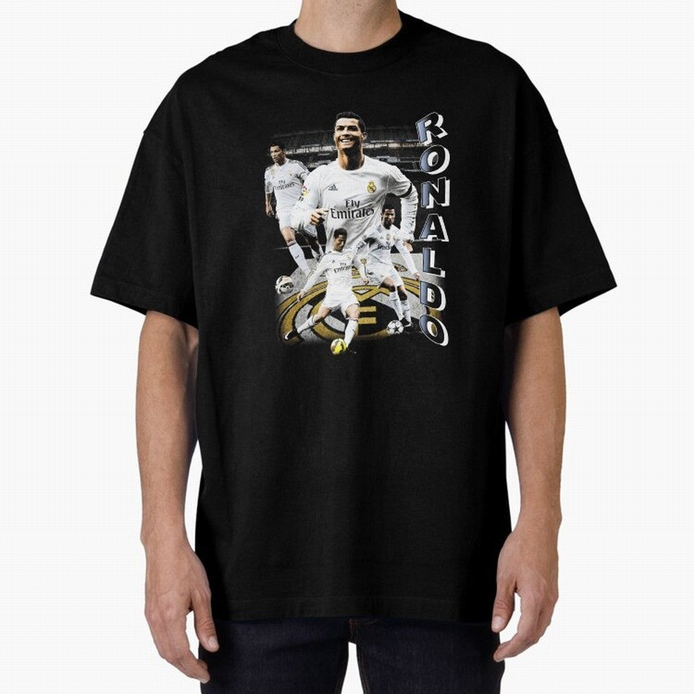 Cristiano Ronaldo Vintage Oversized T-Shirt Celebrate National Team Dreams in the FIFA World Cup 2026 Group Stage Journey through Messi, CR7 and Mbappe Highlights, Portugal, Spain and Germany Pride, Football History, Final Match Energy, Crowd Noise