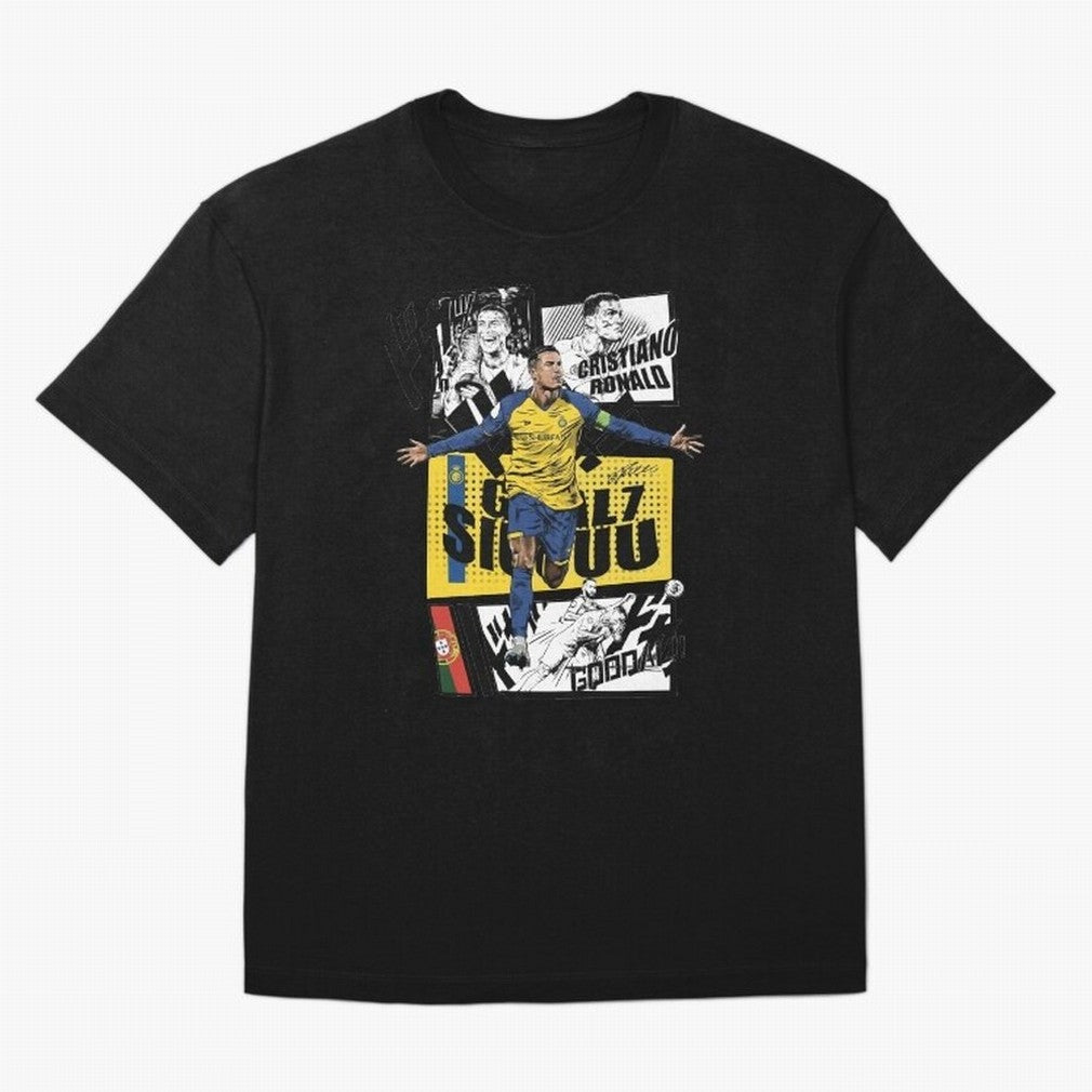 Cristiano Ronaldo CR7 Scorer Oversized T-Shirt Share the Excitement of the FIFA World Cup 2026 USA Canada Mexico Journey through CR7 Highlights, Argentina and Brazil Pride, Vintage Soccer Flavor, Modern Football Stars, National Flags and Final