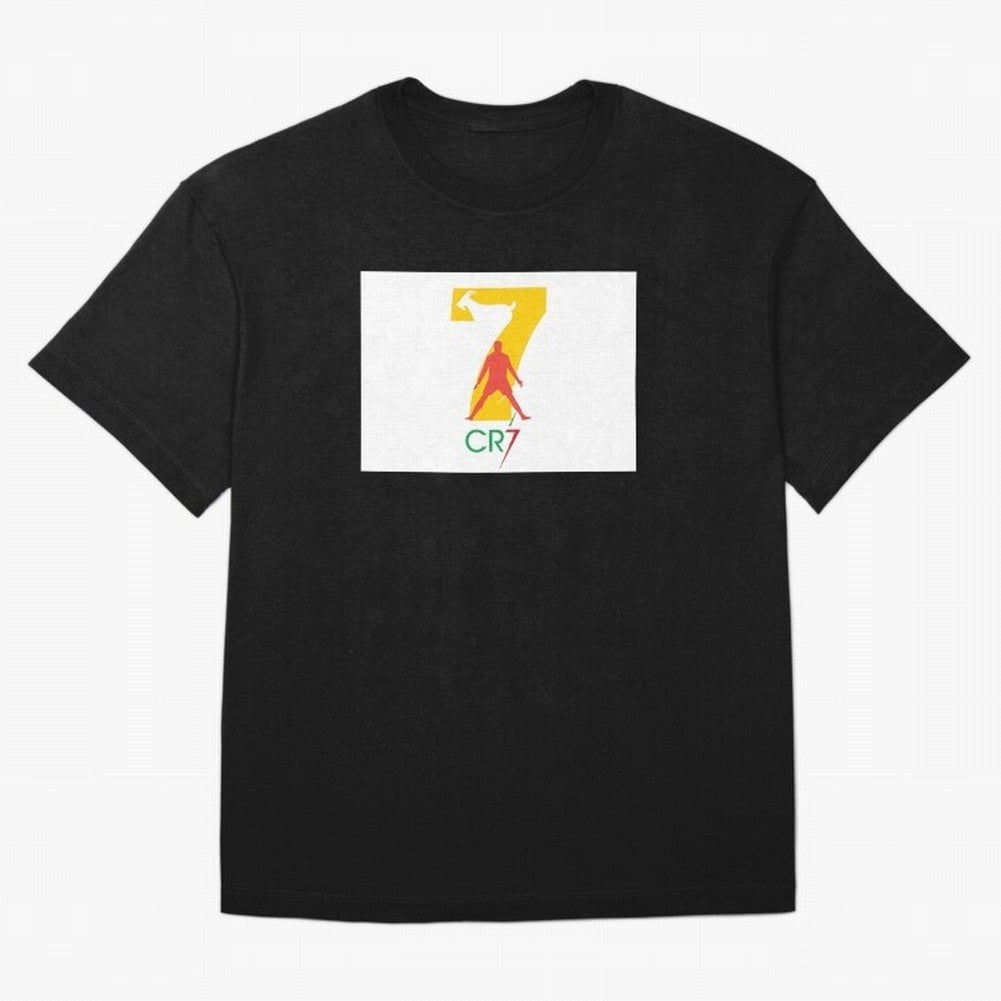 Ronaldo GOAT Oversized T-Shirt Carry the Colors and Pride of Global Football Passion for FIFA World Cup 2026 Group Stage, Centered on Haaland and Mbappe, England, France and Netherlands, Worldwide Fan Energy, Dramatic Goals, Stadium Lights and