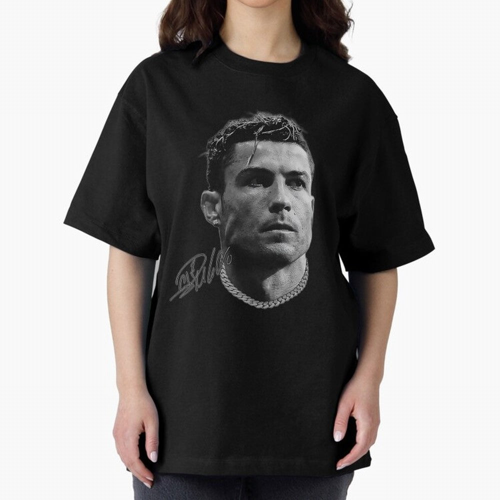 Cristiano Ronaldo Vintage Tshirt Oversized T-Shirt Feel the Heartbeat of Match Day Hype around FIFA World Cup 2026 Group Stage, Haaland, France, Tournament Hype, Historic Matchups, Family Viewing Parties and Global Sports Pride; Made for Collectors