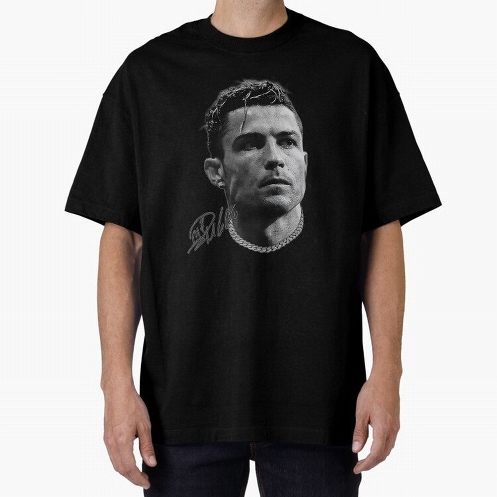 Cristiano Ronaldo Vintage Tshirt Oversized T-Shirt Feel the Heartbeat of Match Day Hype around FIFA World Cup 2026 Group Stage, Haaland, France, Tournament Hype, Historic Matchups, Family Viewing Parties and Global Sports Pride; Made for Collectors