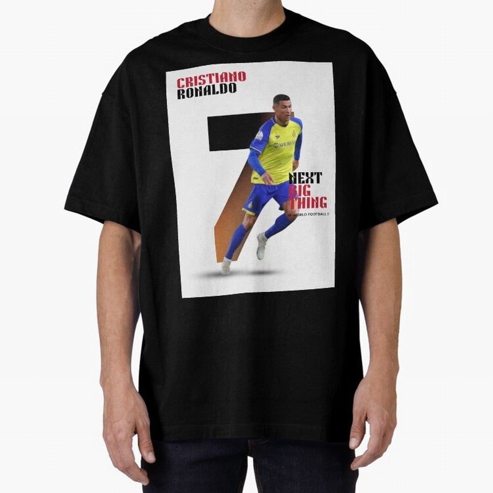 Cristiano Ronaldo (CR7) Oversized T-Shirt Bring FIFA World Cup 2026 USA Canada Mexico for Fans of Haaland and Mbappe and Portugal, Spain and Germany, Bringing Champion Mindset, Group Stage Buzz, Knockout Tension and Passionate Fan Culture; Built