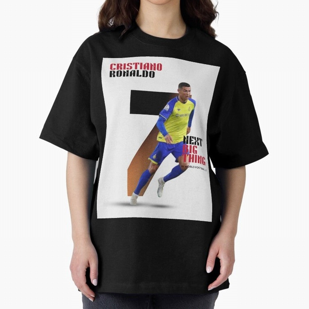 Cristiano Ronaldo (CR7) Oversized T-Shirt Bring FIFA World Cup 2026 USA Canada Mexico for Fans of Haaland and Mbappe and Portugal, Spain and Germany, Bringing Champion Mindset, Group Stage Buzz, Knockout Tension and Passionate Fan Culture; Built
