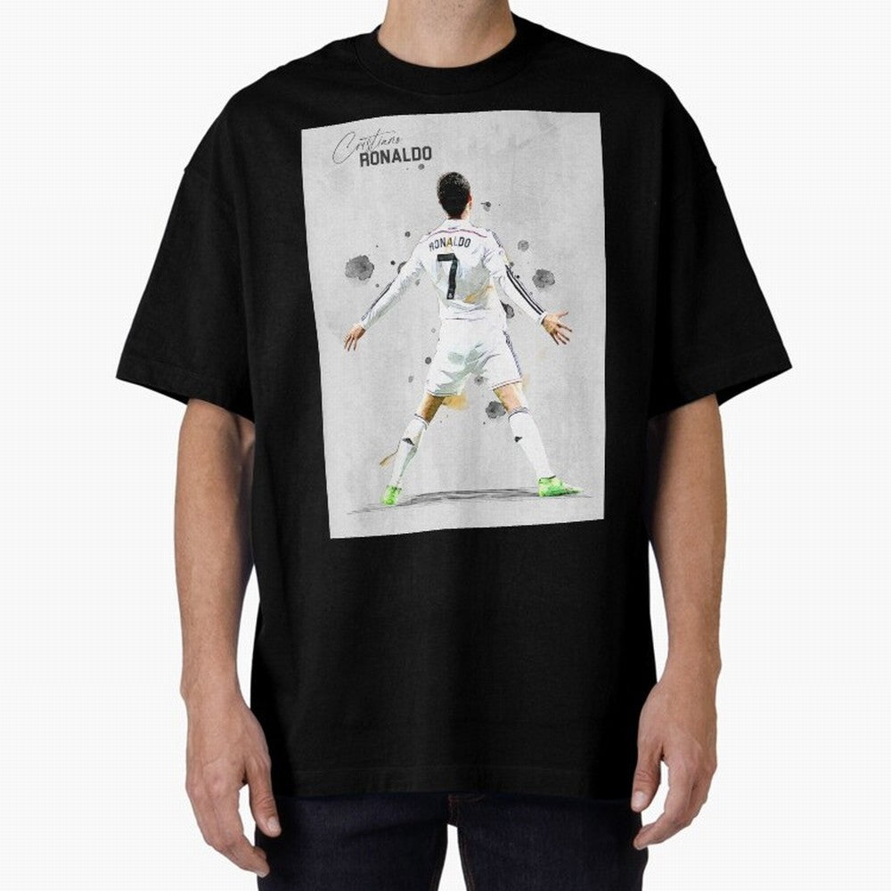 RM Legend Player Ronaldo Oversized T-Shirt Wear the Spirit of Global Football Passion for FIFA World Cup 2026 USA Canada Mexico, Built around CR7 and Messi, Portugal, Fan Favorite Moments, National Team Passion, Big Match Drama and Soccer History;