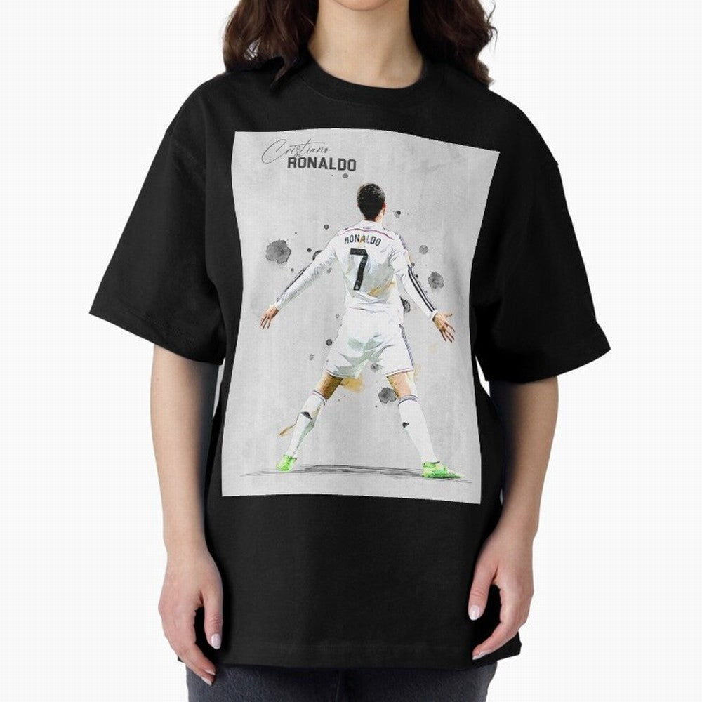 RM Legend Player Ronaldo Oversized T-Shirt Wear the Spirit of Global Football Passion for FIFA World Cup 2026 USA Canada Mexico, Built around CR7 and Messi, Portugal, Fan Favorite Moments, National Team Passion, Big Match Drama and Soccer History;