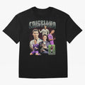 Cristiano Ronaldo Bootleg design Oversized T-Shirt Support Iconic Players in FIFA World Cup 2026 Spirit, Highlighting Netherlands, Neymar, Tournament Hype, Historic Matchups, Family Viewing Parties and Global Sports Pride; Built for Supporters
