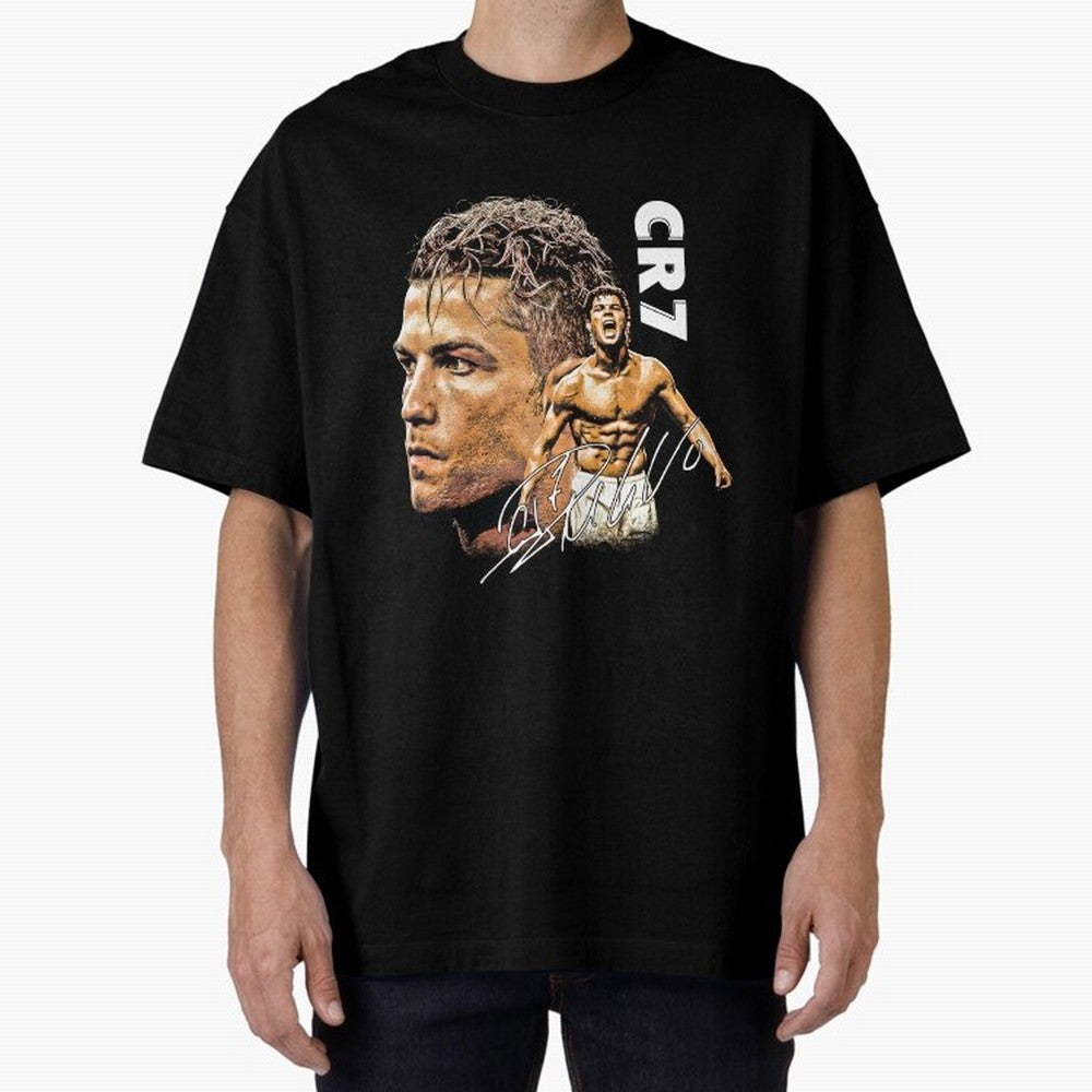 Cristiano Ronaldo Football Legend T-Shirt Oversized T-Shirt Represent the FIFA World Cup 2026 Group Stage Journey through Haaland and Mbappe Highlights, Germany Pride, Stadium Memories, Football Loyalty, International Chants and Championship