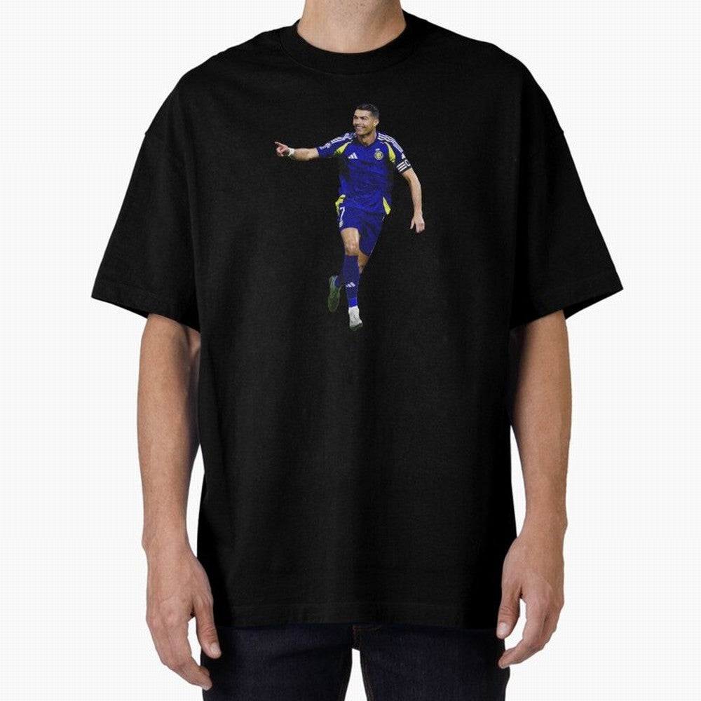 Cristiano Ronaldo Oversized T-Shirt Show Your Tournament Heart for Match Day Hype around FIFA World Cup 2026 Group Stage, Mbappe, England and Germany, Classic Soccer Heritage, Championship Pressure, Fan Loyalty and International Pride; Built for