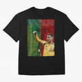 cristiano ronaldo 40th birthday tribute poster Oversized T-Shirt Create FIFA World Cup 2026 USA Canada Mexico for Fans of Messi and Germany, Bringing Football Festival Excitement, Trophy Ambitions, Country Rivalries and Star Player Buzz; Great for