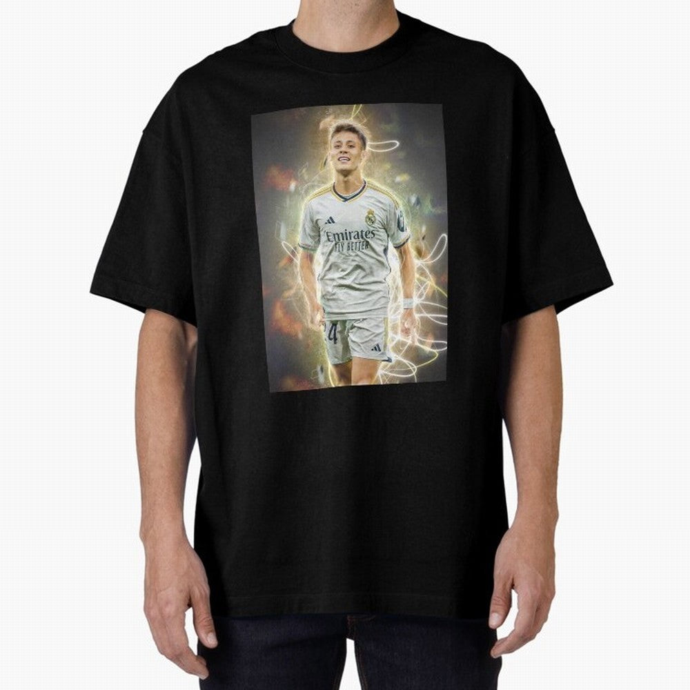 Arda Guler Oversized T-Shirt Celebrate Rivalries and Pride in FIFA World Cup 2026 USA Canada Mexico Spirit, Made for Argentina and Brazil, Messi and Cristiano Ronaldo, Football Passion, Legendary Performances, Festival Vibes and Supporter