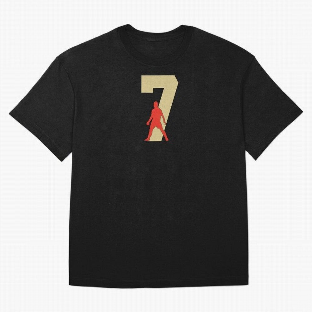Ronaldo 7 Soccer Icon Oversized T-Shirt Bring Legendary Rivalry Energy to Global Football Passion for FIFA World Cup 2026 USA Canada Mexico, Connected to Haaland and Mbappe, England, Tournament Hype, Historic Matchups, Family Viewing Parties and