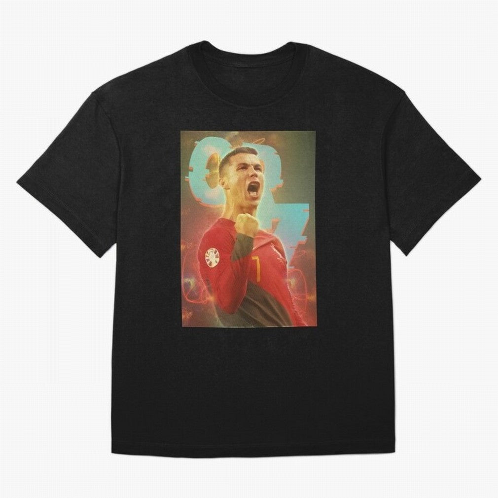 Ronaldo selebration Oversized T-Shirt Celebrate Classic Football Spirit in Match Day Hype around FIFA World Cup 2026, Neymar, Haaland and Cristiano Ronaldo, Brazil, Portugal and Argentina, Worldwide Fan Energy, Dramatic Goals, Stadium Lights and