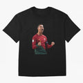 Cristiano Ronaldo T-Shirt Oversized T-Shirt Show Match Day Excitement for FIFA World Cup 2026 Featuring Messi, CR7 and Mbappe, Netherlands Energy, Tournament Hype, Historic Matchups, Family Viewing Parties and Global Sports Pride; Ideal for Fans