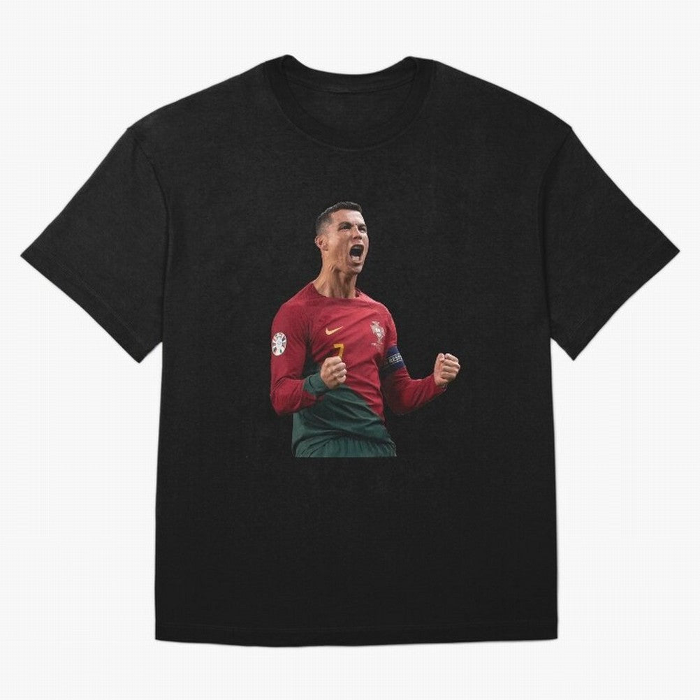 Cristiano Ronaldo T-Shirt Oversized T-Shirt Show Match Day Excitement for FIFA World Cup 2026 Featuring Messi, CR7 and Mbappe, Netherlands Energy, Tournament Hype, Historic Matchups, Family Viewing Parties and Global Sports Pride; Ideal for Fans