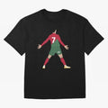 Cristiano Ronaldo illustration Oversized T-Shirt Celebrate National Team Dreams in FIFA World Cup 2026 Made for Messi and Cristiano Ronaldo, Brazil, Portugal and Argentina Energy, Fan Favorite Moments, National Team Passion, Big Match Drama and