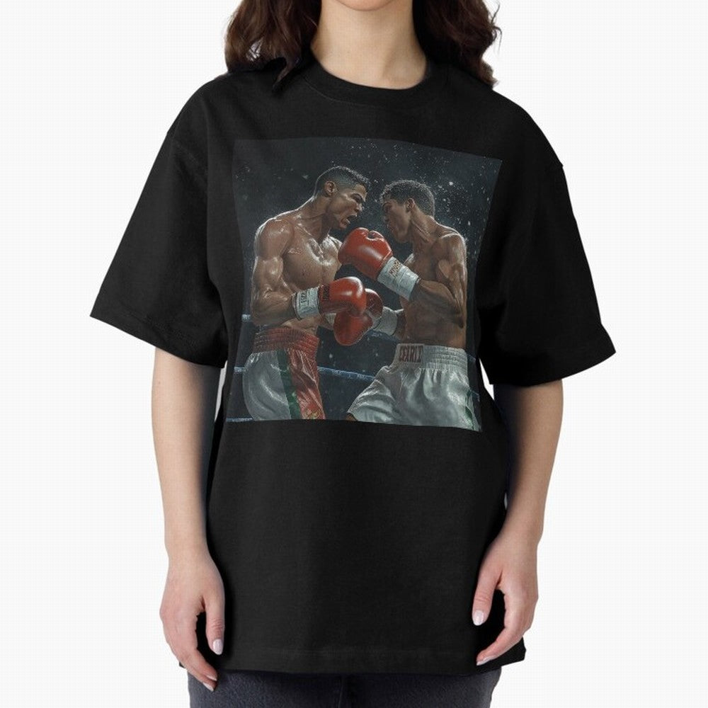 Cristiano Ronaldo vs Alvarez Canelo: Gaming Duel Between Legends Oversized T-Shirt Join the Countdown to Match Day Hype around FIFA World Cup 2026 USA Canada Mexico, Haaland, England and Germany, Soccer Culture, Superstar Moments, National Team