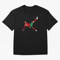 Cristiano Ronaldo 910th Goal Bicycle Kick Tribute Oversized T-Shirt Honor the FIFA World Cup 2026 Journey through Messi Highlights, Brazil Pride, Football History, Final Match Energy, Crowd Noise and Once in a Lifetime Moments; Built for Supporters