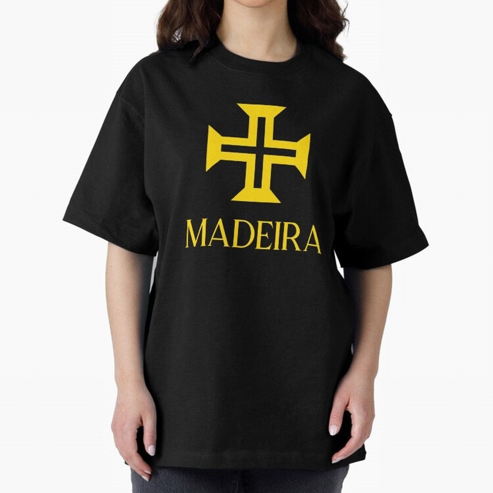 Madeira yellow Oversized T-Shirt Show Your Stadium Side during Match Day Hype around FIFA World Cup 2026, Messi and Cristiano Ronaldo, Argentina and Brazil, Stadium Memories, Football Loyalty, International Chants and Championship Tradition;