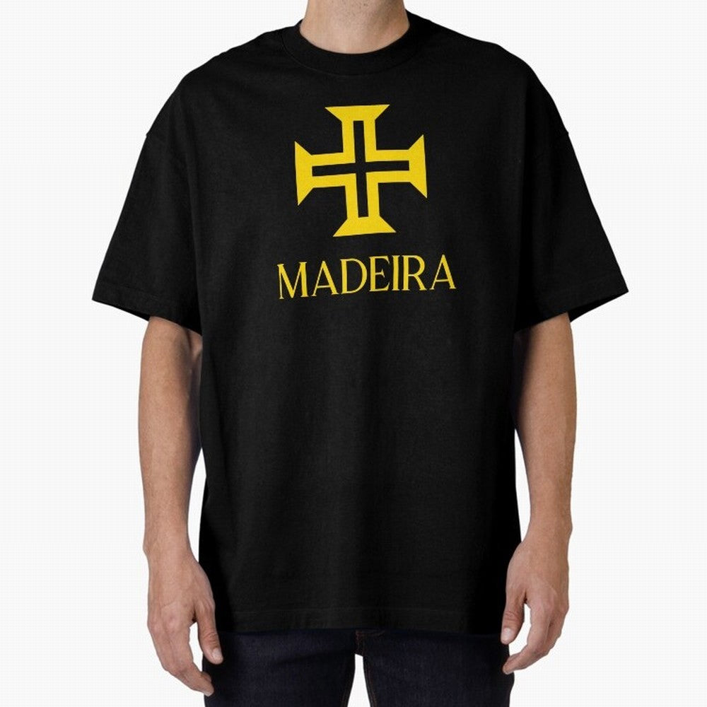 Madeira yellow Oversized T-Shirt Show Your Stadium Side during Match Day Hype around FIFA World Cup 2026, Messi and Cristiano Ronaldo, Argentina and Brazil, Stadium Memories, Football Loyalty, International Chants and Championship Tradition;