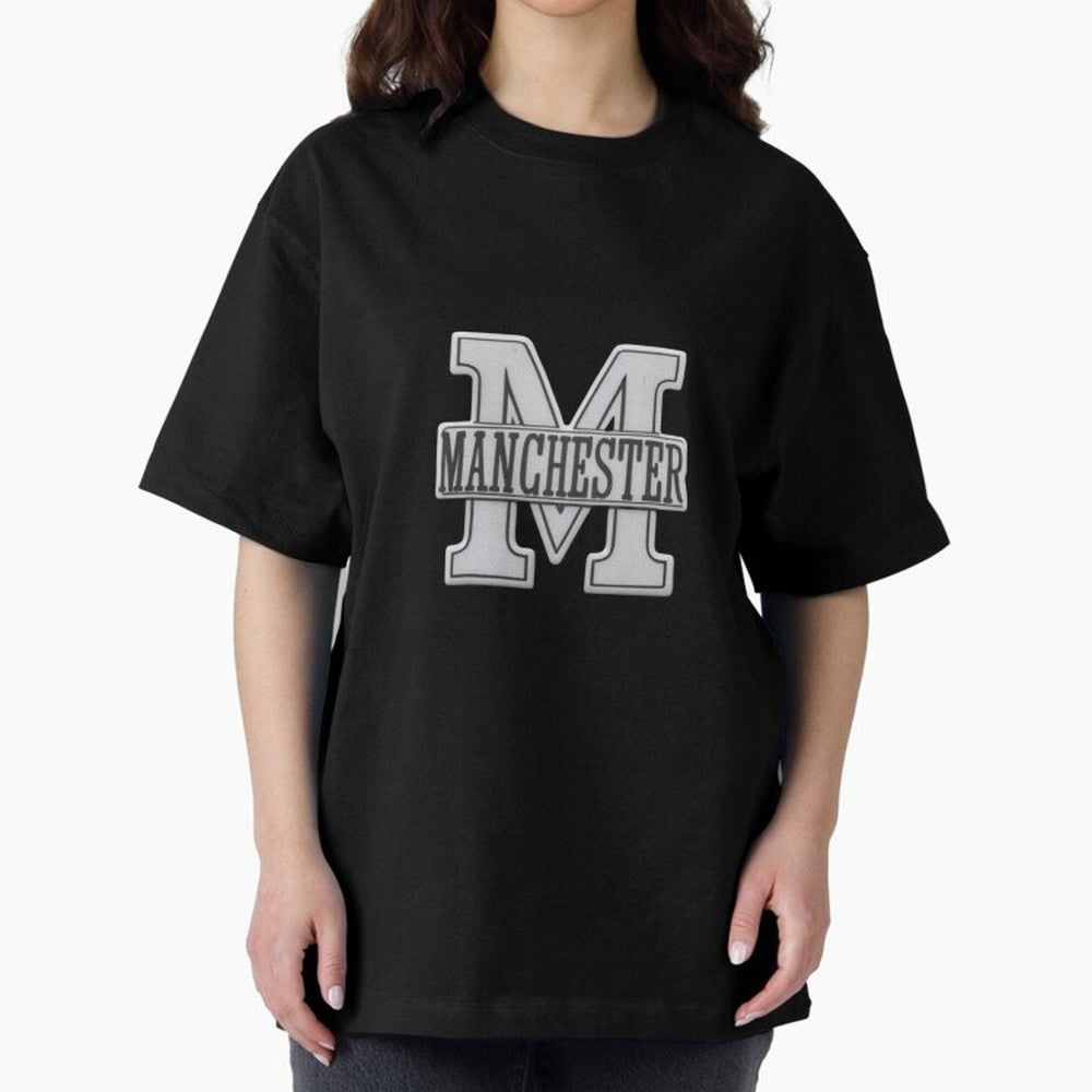 Manchester Oversized T-Shirt Capture FIFA World Cup 2026 Group Stage Spirit, Celebrating Netherlands, Messi, Sports Nostalgia, International Competition, Famous Players and Unforgettable Victories; Made for Collectors Who Enjoy Iconic Players,