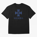 Madeira blue Oversized T-Shirt Capture Stadium Memories from the FIFA World Cup 2026 Journey through Messi and Cristiano Ronaldo Highlights, Portugal, Spain and Germany Pride, Soccer Culture, Superstar Moments, National Team Dreams and Competitive