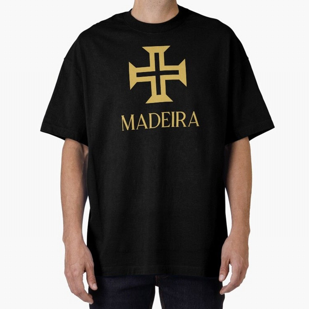 Madeira gold Oversized T-Shirt Celebrate the Stars of FIFA World Cup 2026 for Fans of Haaland and Spain, Bringing Match Day Excitement, Supporter Culture, Golden Goals and Global Football Passion; Ideal for Fans Who Follow Messi, Cristiano Ronaldo,