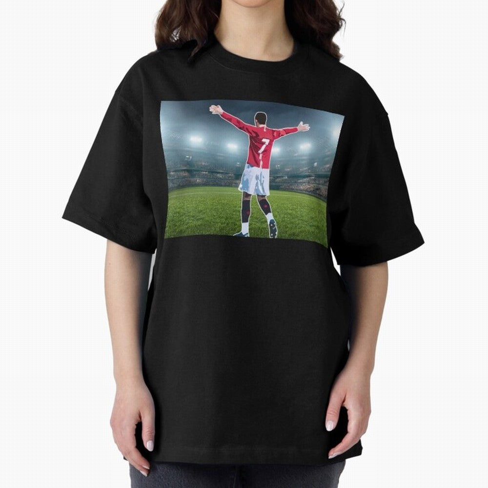 Ronaldo Oversized T-Shirt Support the FIFA World Cup 2026 Journey through Messi and Cristiano Ronaldo Highlights, Argentina, France and Brazil Pride, Vintage Soccer Flavor, Modern Football Stars, National Flags and Final Night Emotion; Built for
