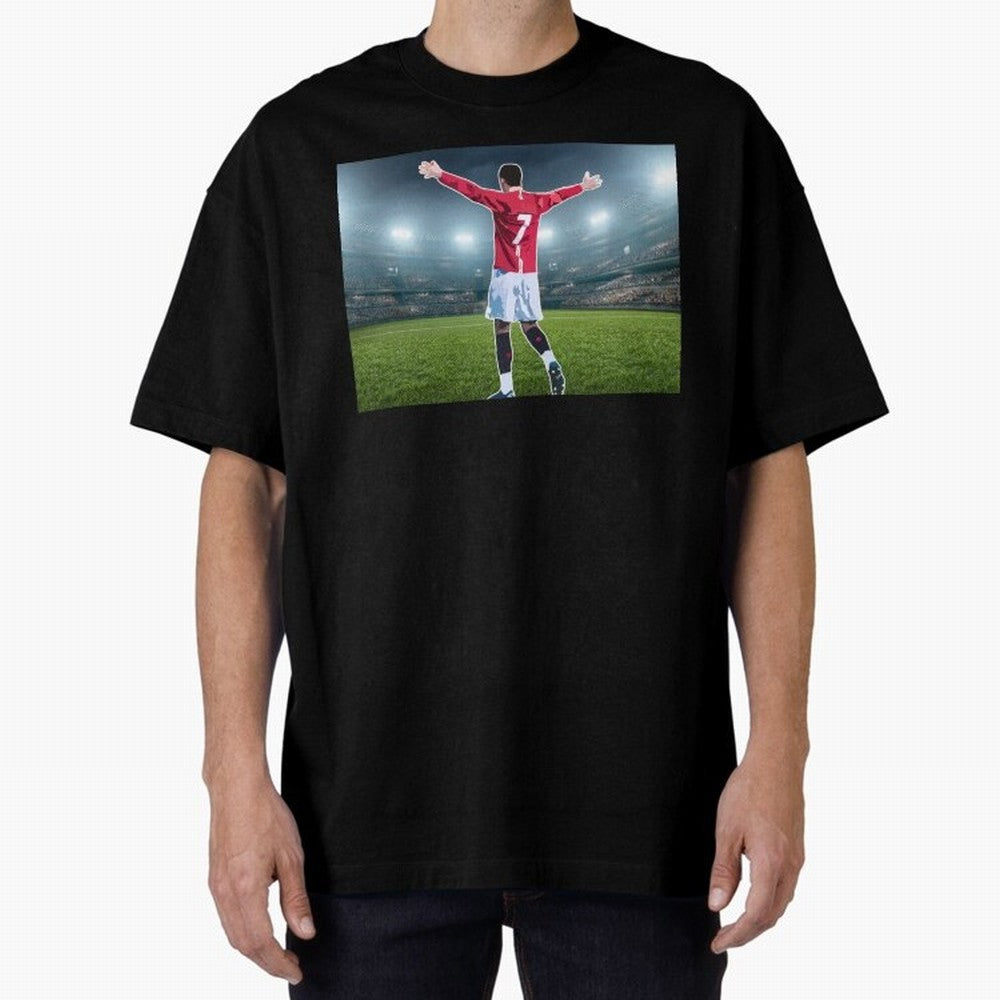 Ronaldo Oversized T-Shirt Support the FIFA World Cup 2026 Journey through Messi and Cristiano Ronaldo Highlights, Argentina, France and Brazil Pride, Vintage Soccer Flavor, Modern Football Stars, National Flags and Final Night Emotion; Built for