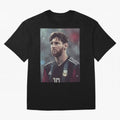 Lionel Messi Oversized T-Shirt Capture Stadium Memories from the FIFA World Cup 2026 Group Stage Journey through Neymar Highlights, Portugal, Spain and Germany Pride, Soccer Culture, Superstar Moments, National Team Dreams and Competitive Fire;