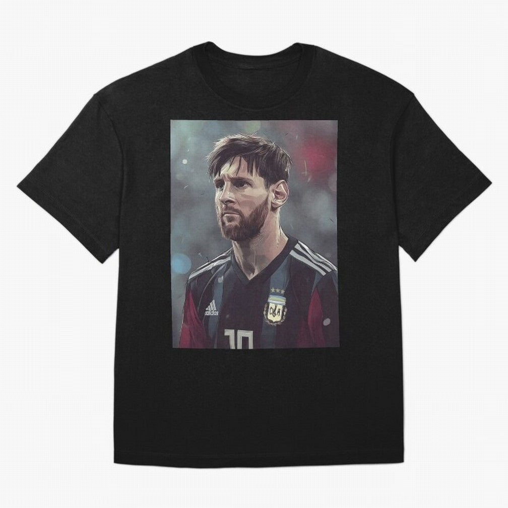Lionel Messi Oversized T-Shirt Capture Stadium Memories from the FIFA World Cup 2026 Group Stage Journey through Neymar Highlights, Portugal, Spain and Germany Pride, Soccer Culture, Superstar Moments, National Team Dreams and Competitive Fire;