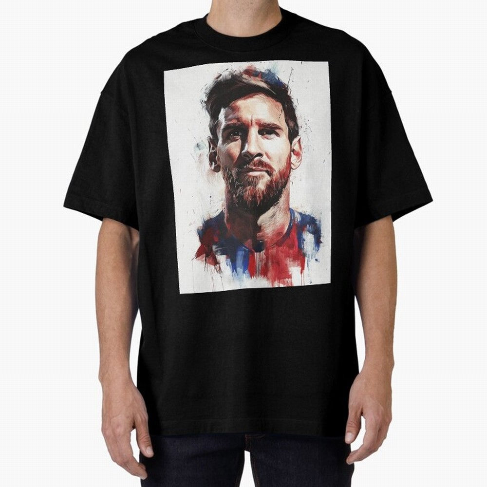 Lionel Messi Oversized T-Shirt Enjoy FIFA World Cup 2026 Spirit, Built around Portugal, Spain and Germany, Messi, Neymar and Mbappe, Football History, Final Match Energy, Crowd Noise and Once in a Lifetime Moments; Ideal for Fans Who Follow Messi,