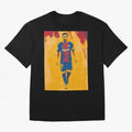 Lionel Messi Oversized T-Shirt Relive FIFA World Cup 2026 Group Stage Spirit, with France, Haaland, Match Day Excitement, Supporter Culture, Golden Goals and Global Football Passion; Ideal for Football Dads, Football Moms, Friends, Collectors and