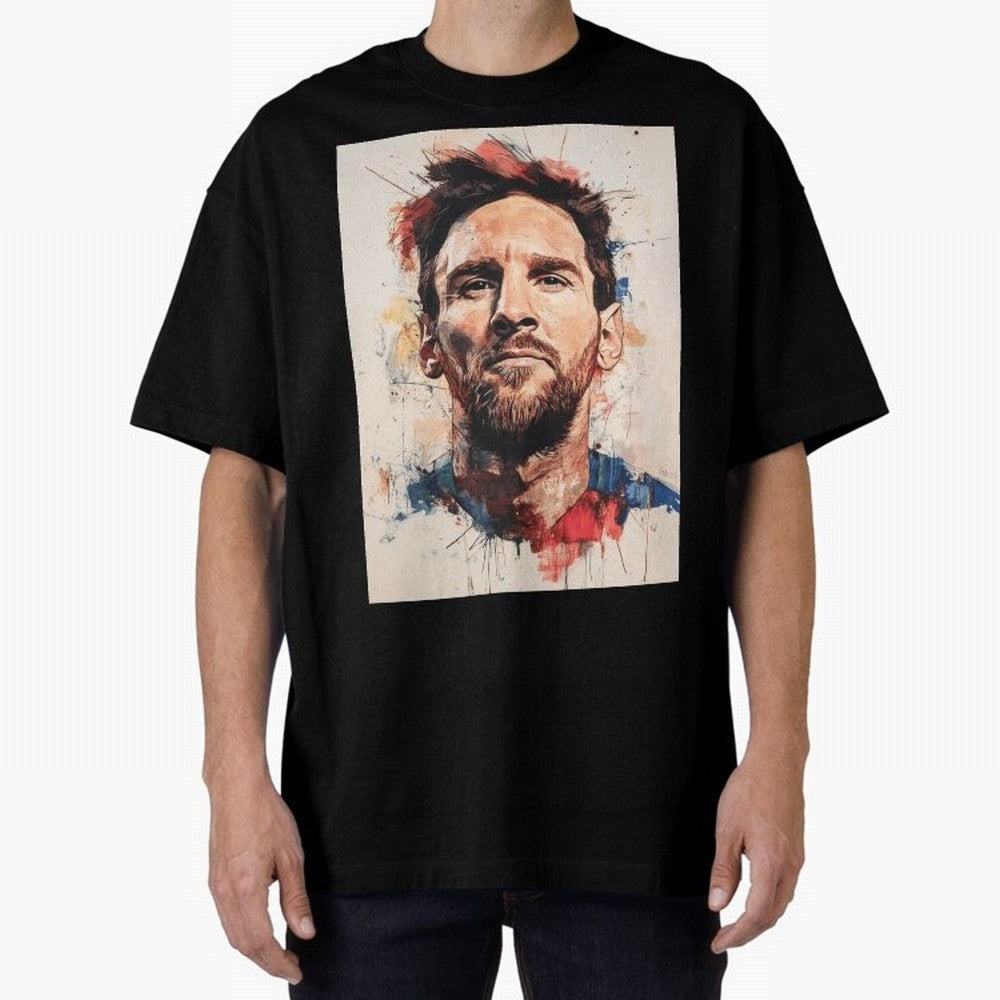 Lionel Messi Oversized T-Shirt Represent Fans Who Live for FIFA World Cup 2026 USA Canada Mexico for Fans of Neymar and Argentina, Bringing Football Passion, Legendary Performances, Festival Vibes and Supporter Community; Ideal for Passionate Fans