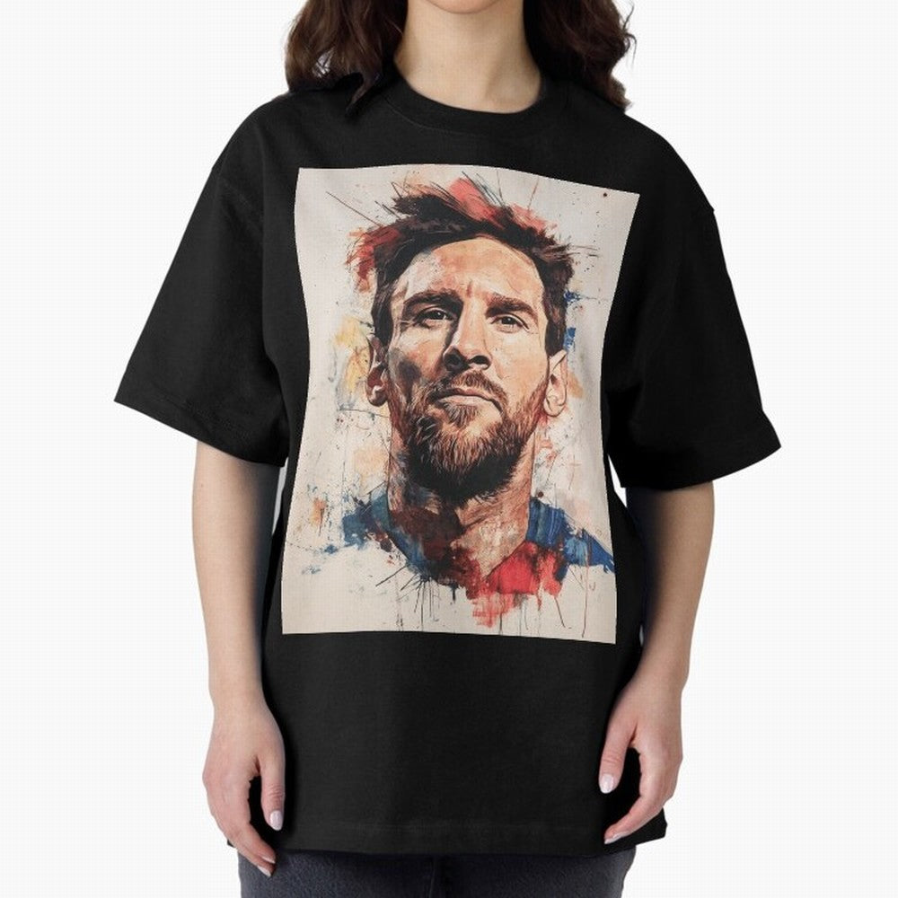 Lionel Messi Oversized T-Shirt Represent Fans Who Live for FIFA World Cup 2026 USA Canada Mexico for Fans of Neymar and Argentina, Bringing Football Passion, Legendary Performances, Festival Vibes and Supporter Community; Ideal for Passionate Fans