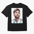Lionel Messi Oversized T-Shirt Cheer for Global Football Passion for FIFA World Cup 2026 USA Canada Mexico, Built around Cristiano Ronaldo, Haaland and CR7, Argentina, Goal Celebration Energy, Supporter Heritage, Football Icons and Worldwide