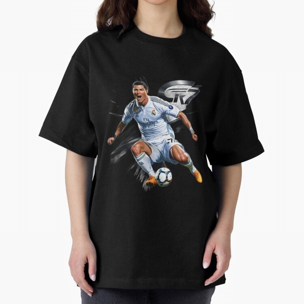 CR7 Ronaldo Legacy GOAT Soccer Fan T-Shirt ¨C Ultimate Football Icon Oversized T-Shirt Honor the Football Icons of the FIFA World Cup 2026 USA Canada Mexico Journey through CR7 Highlights, Portugal, Spain and Germany Pride, Football Festival