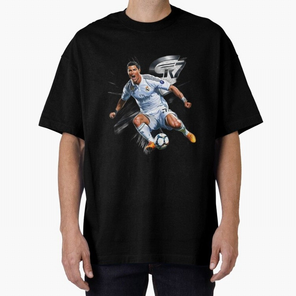 CR7 Ronaldo Legacy GOAT Soccer Fan T-Shirt ¨C Ultimate Football Icon Oversized T-Shirt Honor the Football Icons of the FIFA World Cup 2026 USA Canada Mexico Journey through CR7 Highlights, Portugal, Spain and Germany Pride, Football Festival