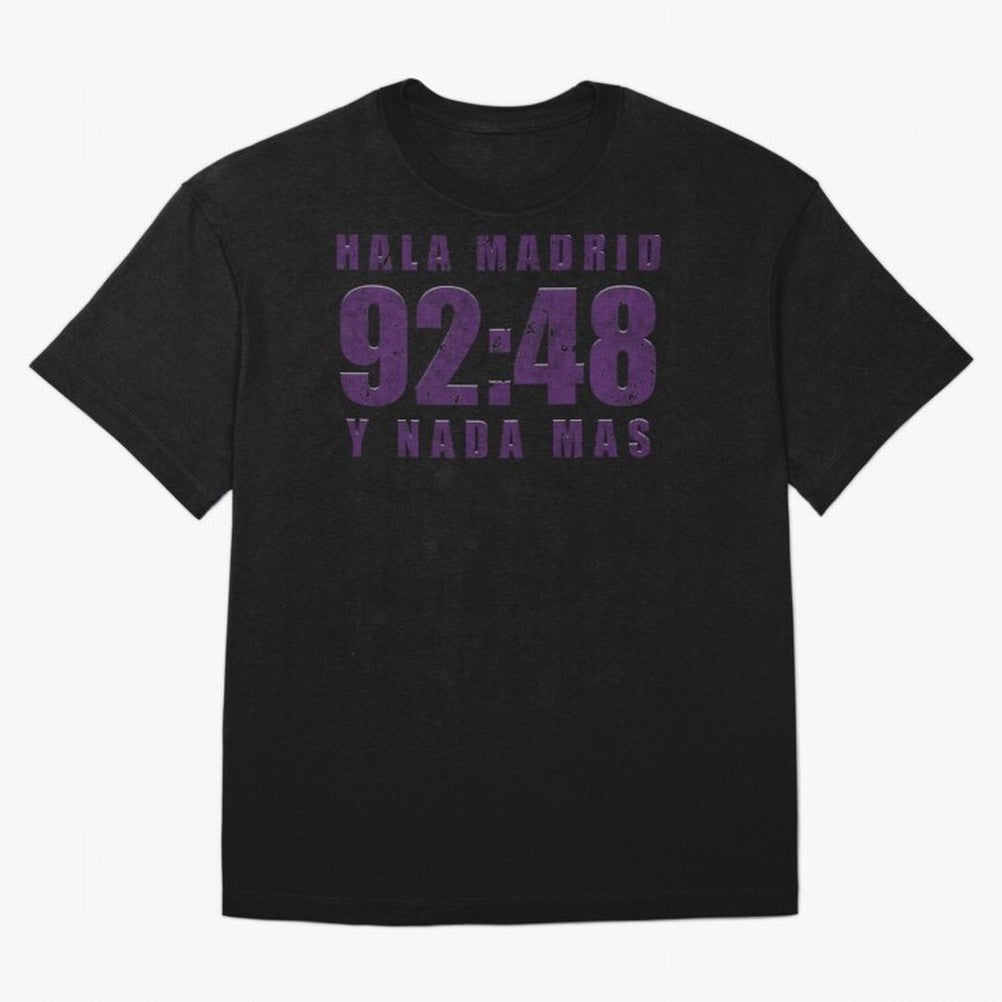 La Decima ChL 92:48 Madrid Hala Madrid Y Nada Mas History Made Madrid Bernabeu Football Soccer Legendary Oversized T-Shirt Unlock FIFA World Cup 2026 USA Canada Mexico Spirit, Centered on England, France and Netherlands, CR7, Match Day Excitement,