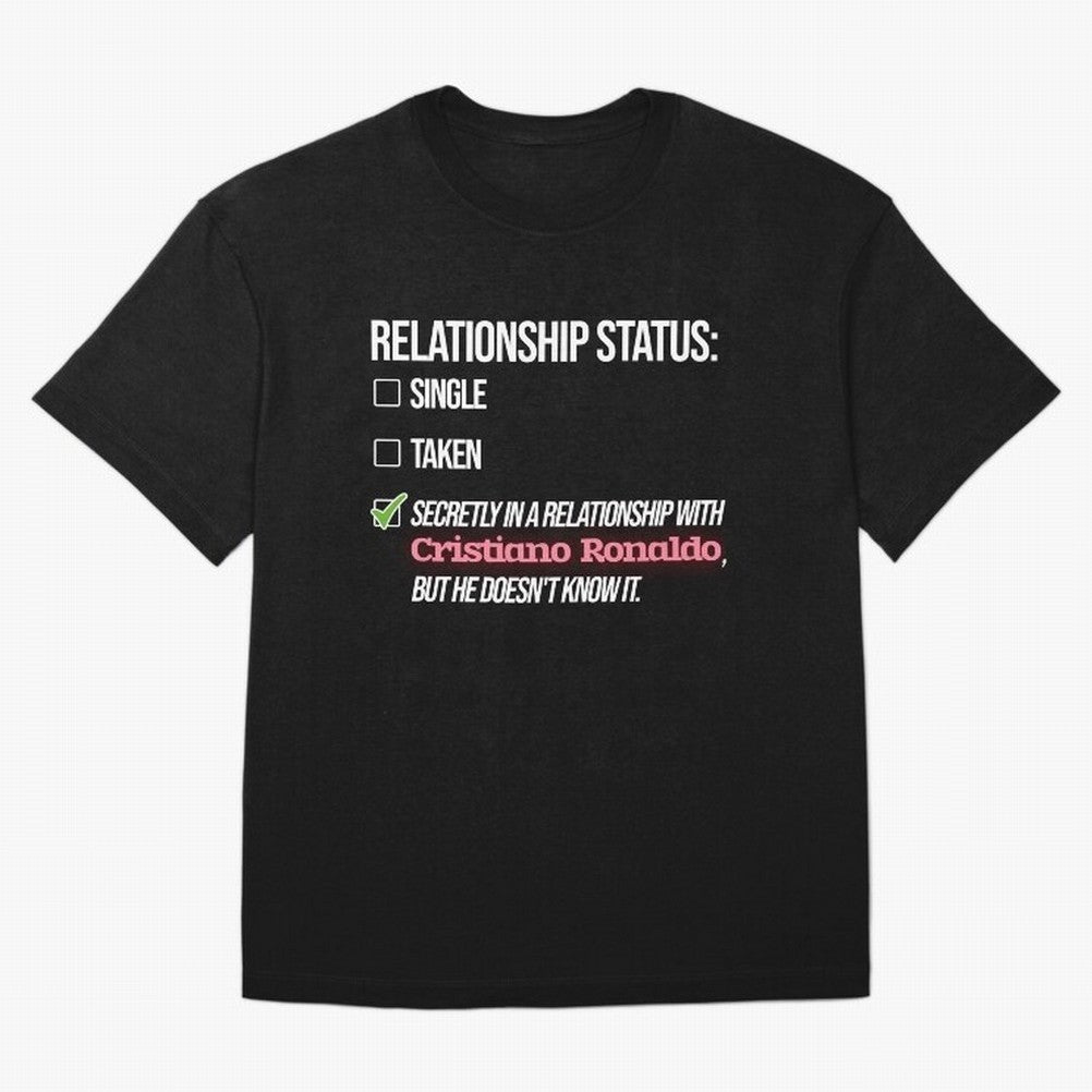 Relationship with Cristiano Ronaldo Oversized T-Shirt Stand Proud for FIFA World Cup 2026 USA Canada Mexico Featuring Neymar, Brazil Energy, Global Supporter Spirit, Legendary Goals, National Colors and Tournament Celebration; Perfect for