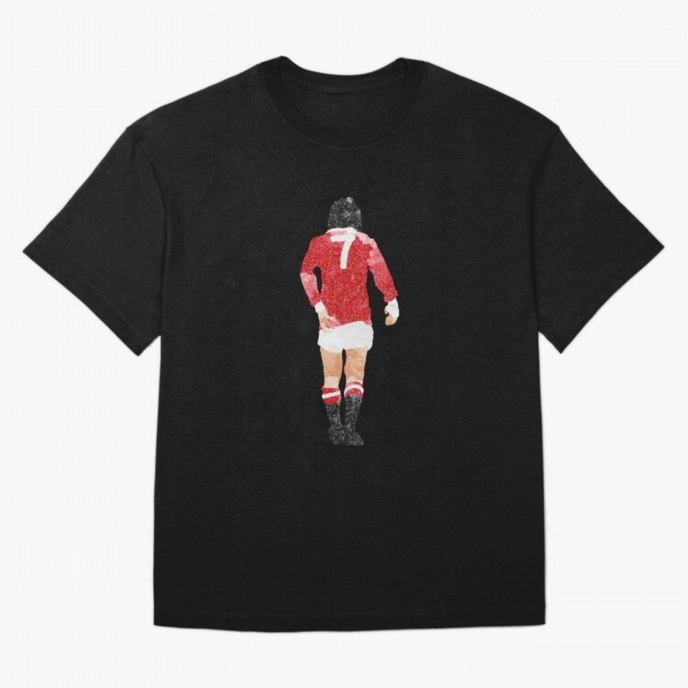 George Best watercolour Manchester United Football Northern Ireland Legend number 7 Man United Red D Oversized T-Shirt Celebrate National Team Dreams in Global Football Passion for FIFA World Cup 2026 Group Stage, Centered on Messi, Neymar and