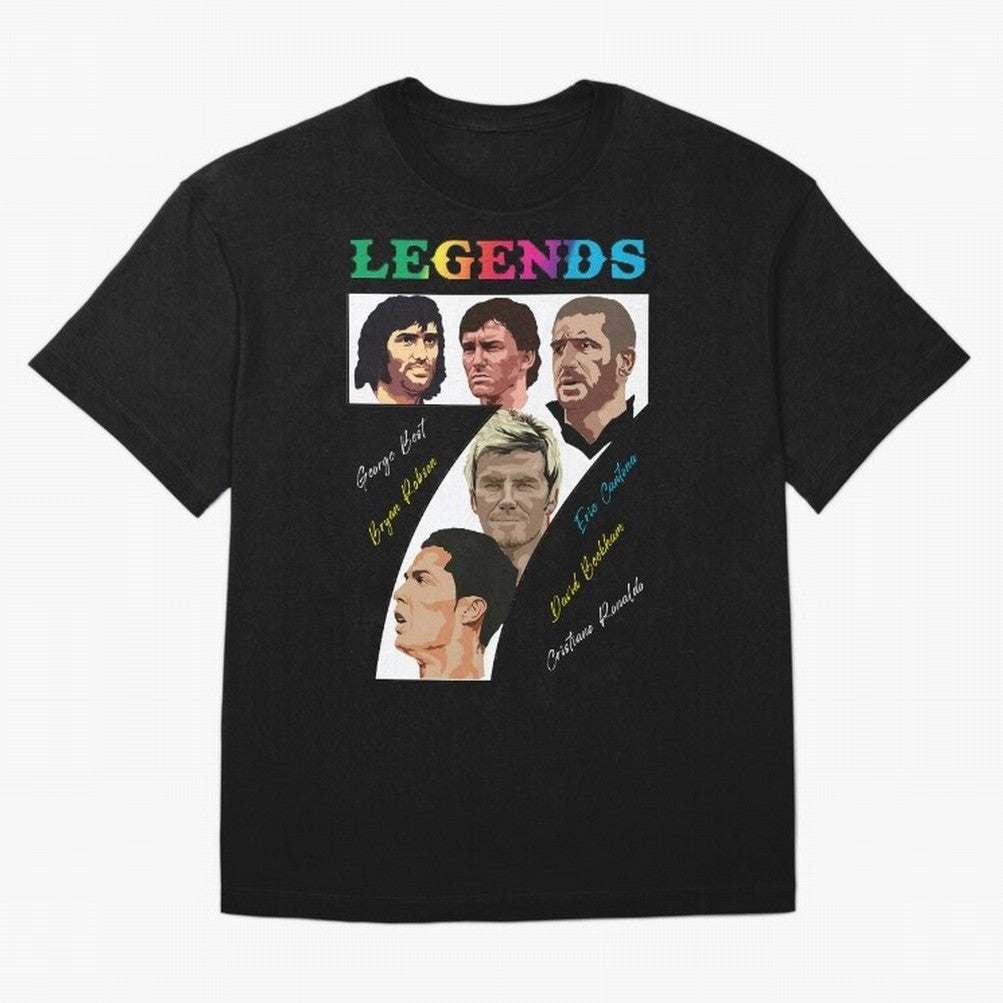 LEGENDS OF FOOTBALL Oversized T-Shirt Join the FIFA World Cup 2026 Group Stage Journey through Mbappe and Neymar Highlights, Spain Pride, Football History, Final Match Energy, Crowd Noise and Once in a Lifetime Moments; Made for Collectors Who