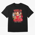 Cristiano Ronaldo Vintage Style Tee, Bootleg Tee, Bootleg T Shirt, Rap Tee Oversized T-Shirt Stand Proud for Match Day Hype around FIFA World Cup 2026 USA Canada Mexico, Cristiano Ronaldo, France and Portugal, Classic Soccer Heritage, Championship