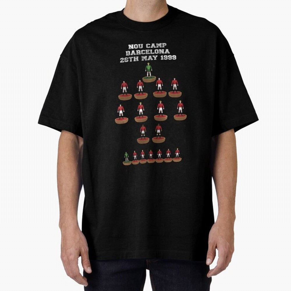 Manchester United Champions League 1999 Oversized T-Shirt Turn Every Weekend Toward Global Football Passion for FIFA World Cup 2026, Made for Mbappe, Germany, Championship Spirit, Famous Goals, Roaring Crowds and International Football Unity; Ideal