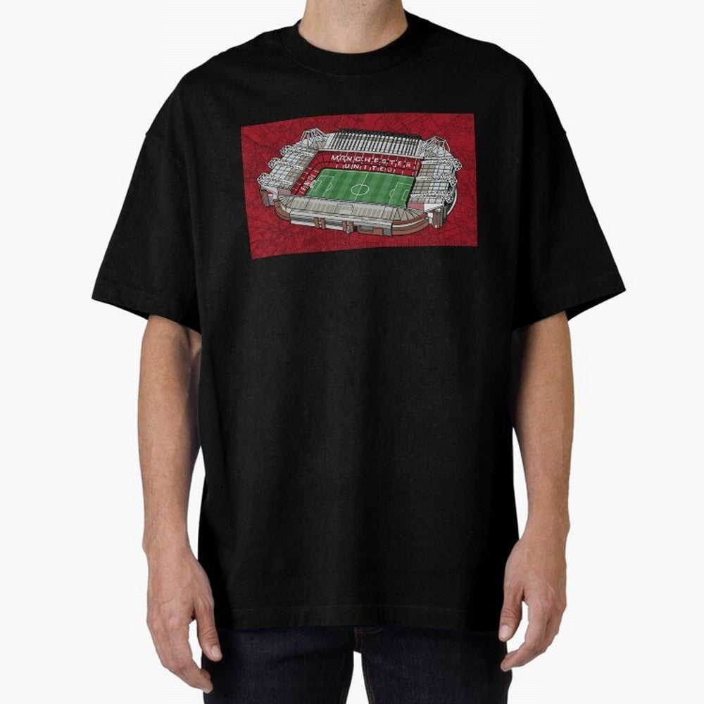 Old Trafford Manchester United Oversized T-Shirt Treasure Global Football Passion for FIFA World Cup 2026 Group Stage, Featuring Mbappe and Neymar, Portugal, Supporter Pride, Iconic Celebrations, Legendary Names and Global Match Day Energy; Great