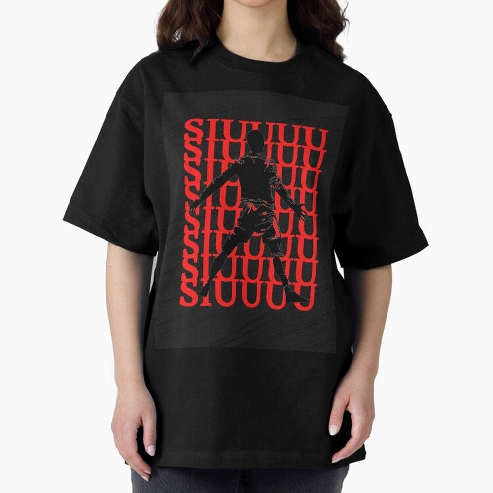 cristiano ronaldo siuuu Oversized T-Shirt Celebrate the Biggest Stage of FIFA World Cup 2026 Spirit, Driven by Argentina and Brazil, Neymar, Haaland and Cristiano Ronaldo, Goal Celebration Energy, Supporter Heritage, Football Icons and Worldwide