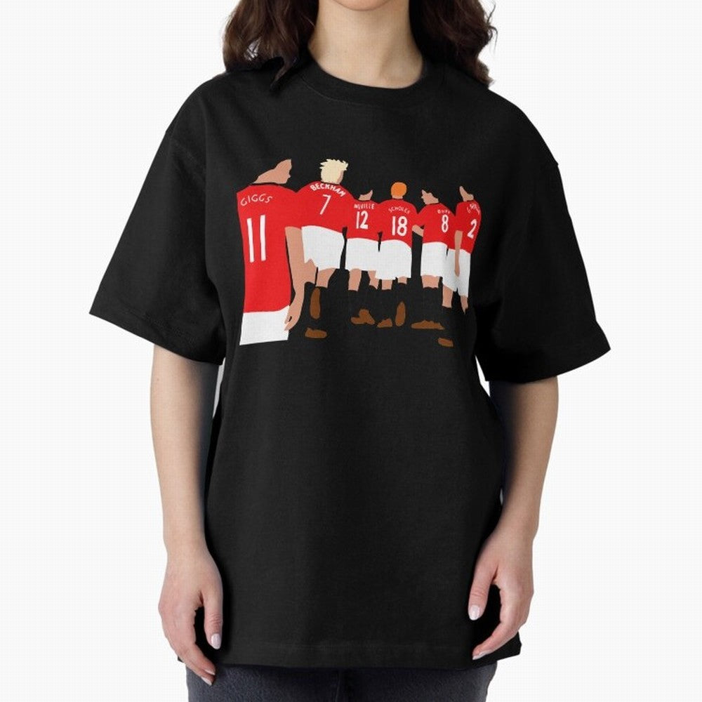 Class of 92 - Manchester United Legends Oversized T-Shirt Stand Proud for FIFA World Cup 2026 Capturing Messi, Spain and Netherlands Energy, Football Festival Excitement, Trophy Ambitions, Country Rivalries and Star Player Buzz; Ideal for Fans Who