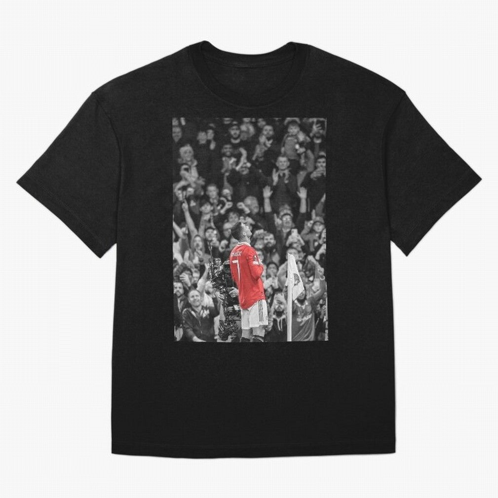 Cristiano Ronaldo Manchester United Oversized T-Shirt Celebrate Football Heritage in FIFA World Cup 2026 USA Canada Mexico Spirit, Featuring France, Neymar, Supporter Pride, Iconic Celebrations, Legendary Names and Global Match Day Energy; Ideal
