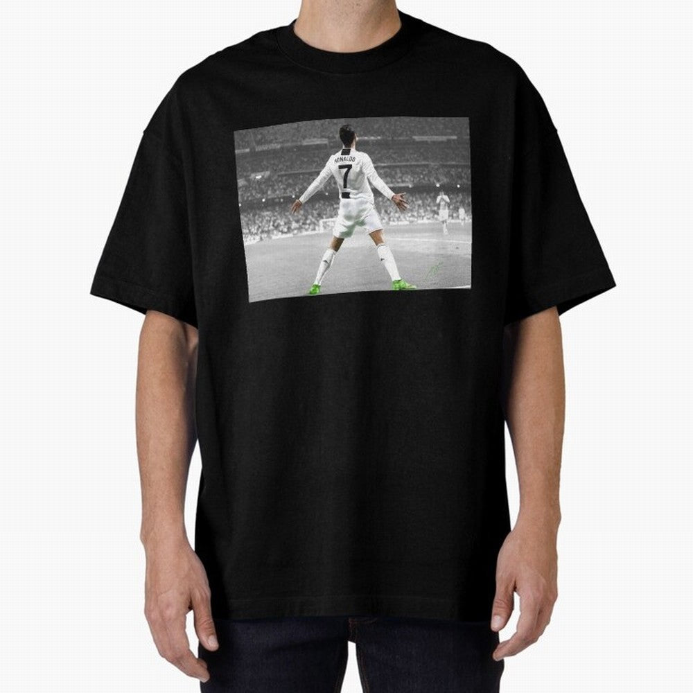 Cristiano Ronaldo Oversized T-Shirt Represent Match Day Hype around FIFA World Cup 2026, Cristiano Ronaldo, Haaland and CR7, Netherlands, Football Passion, Legendary Performances, Festival Vibes and Supporter Community; Made for Collectors Who