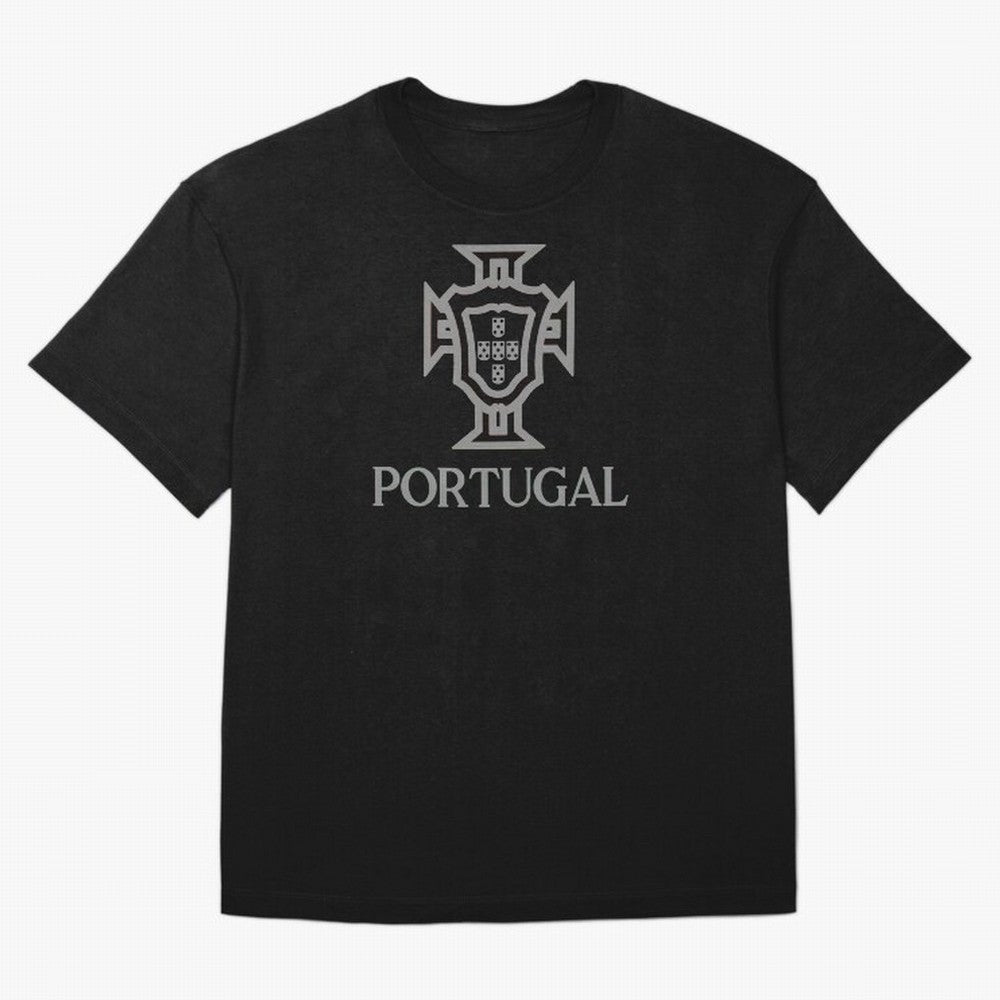 Portugal Grey 2 Oversized T-Shirt Create FIFA World Cup 2026 Group Stage for Fans of Haaland and Germany, Bringing Football Festival Excitement, Trophy Ambitions, Country Rivalries and Star Player Buzz; Great for Watch Parties, Sports Bars, Family